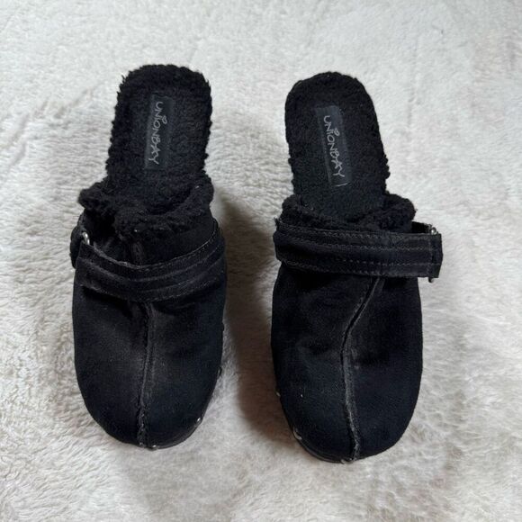 Vintage Y2K Unionbay Women’s Fur Lined Mule Clogs - Picture 2 of 5